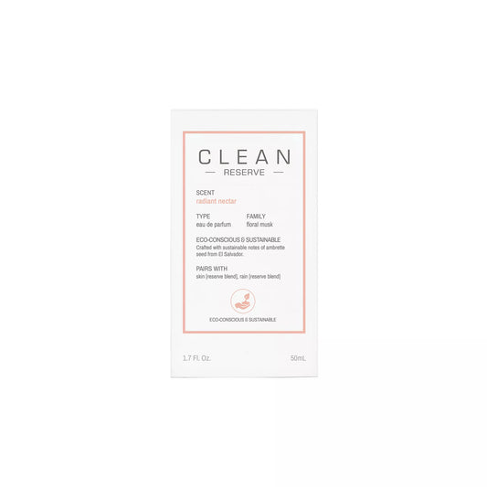 Clean, Reserve - Radiant Nectar, Apa de parfum, Unisex, Reumplere, Reincărcabilă, 50 ml