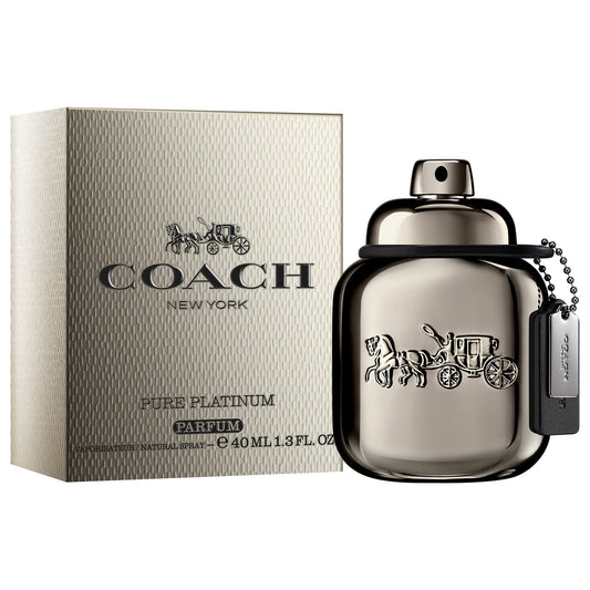 Coach, Pure Platinum, Extract de parfum, Pentru bărbați, 40 ml