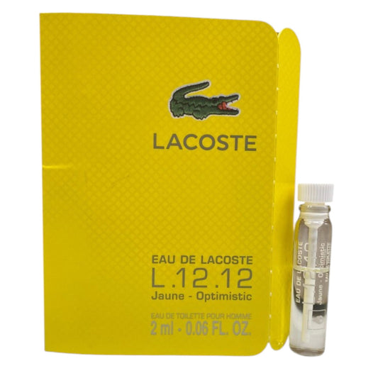 Lacoste, Eau de Lacoste L.12.12 Jaune - Optimistic, Apă de toaletă, Pentru bărbați, 2 ml Flacon