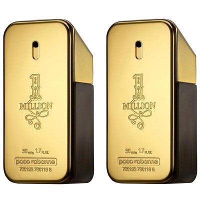 Paco Rabanne 1 Million Eau de Toilette 50ml + Eau de Toilette 50ml