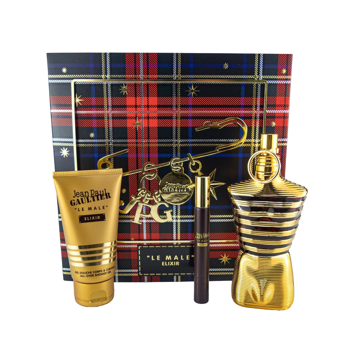 Jean Paul Gaultier Le Male Elixir Eau de Parfum 125ml + Eau de Parfum 10ml + Shower Gel 75ml
