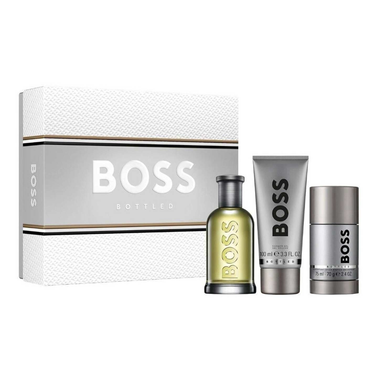 Hugo Boss No.6 Bottled Eau de Toilette 100ml + Shower Gel 100ml + Stick 75ml