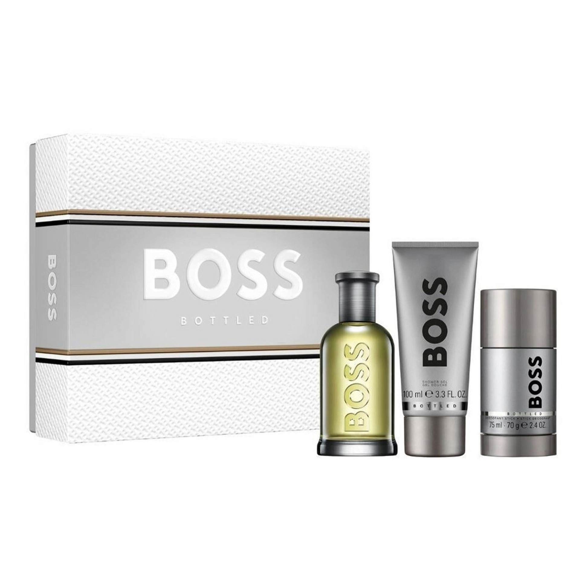Hugo Boss No.6 Bottled Eau de Toilette 100ml + Shower Gel 100ml + Stick 75ml