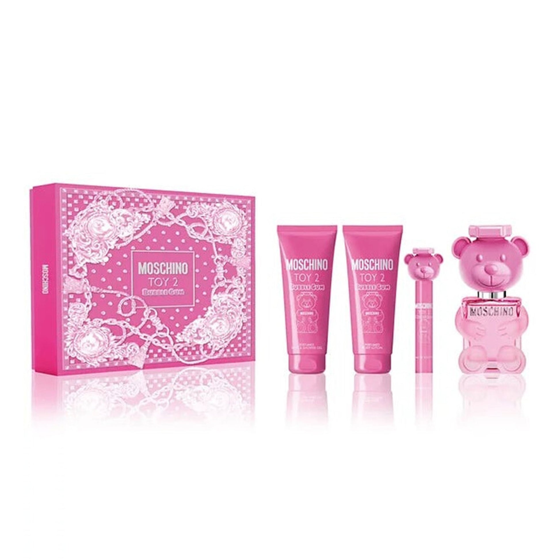 Moschino Toy 2 Bubble Gum Eau de Toilette 100ml + Eau de Toilette 10ml + Body Lotion 100ml + Shower Gel 100ml