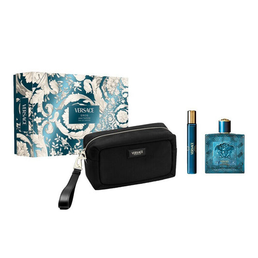 Versace Eros Eau de Parfum 100ml + Eau de Parfum 10ml + Cosmetic Bag