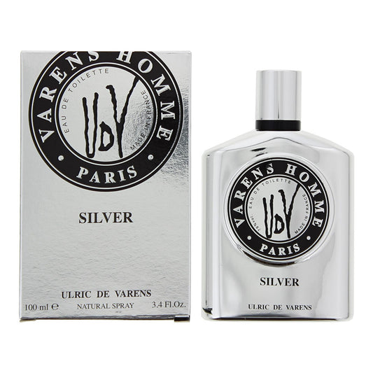 Ulric De Varens, UDV Silver, Apa de toaleta, Barbati, 100 ml