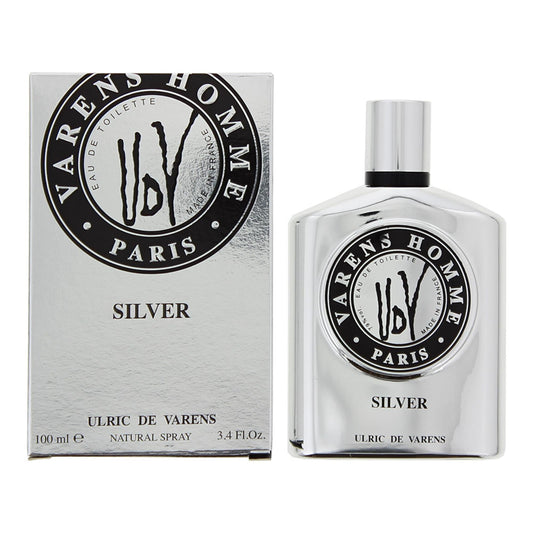 Ulric De Varens, UDV Silver, Apa de toaleta, Barbati, 100 ml