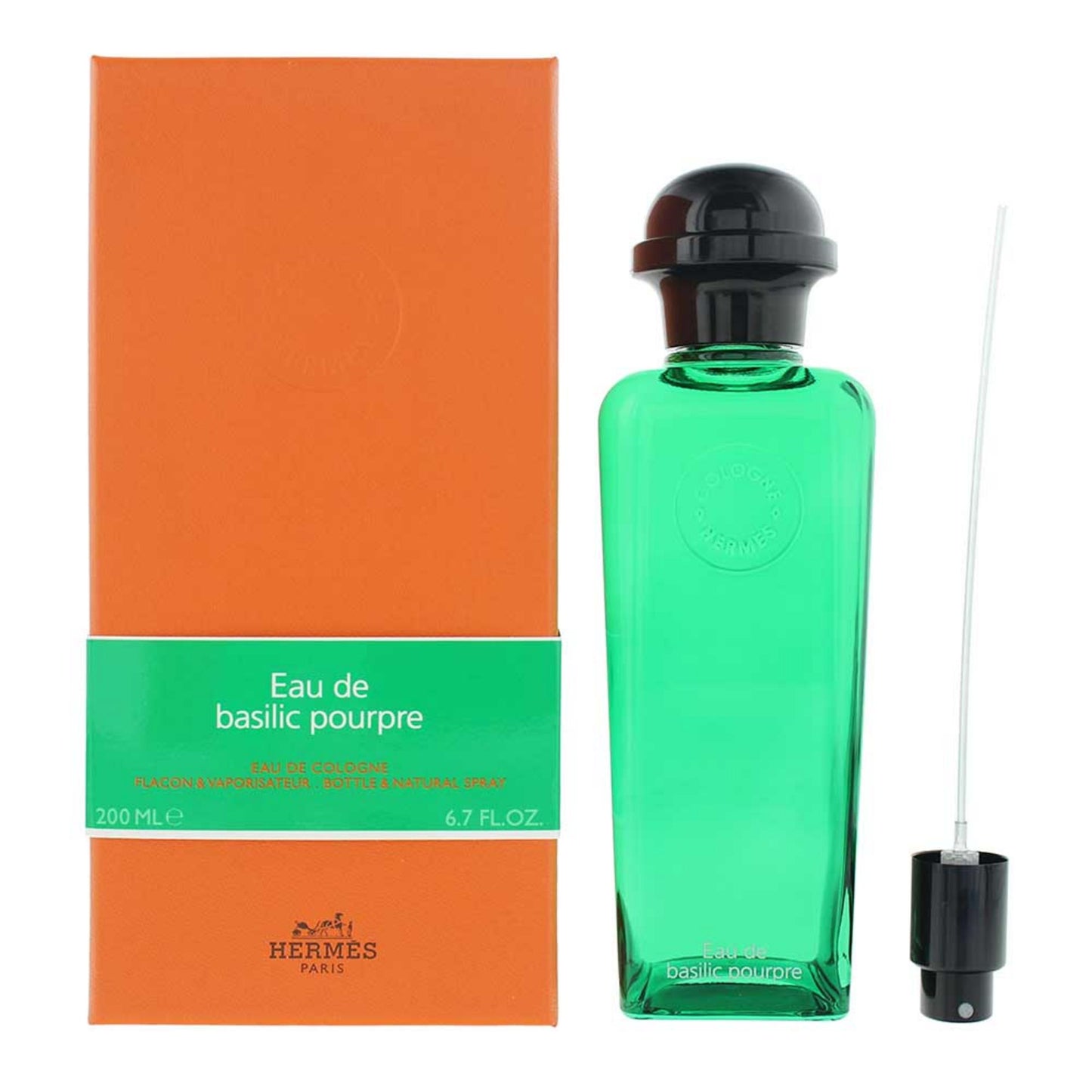 Hermes, Eau de Basilic Pourpre, Apa de Colonie, Unisex, 200 ml