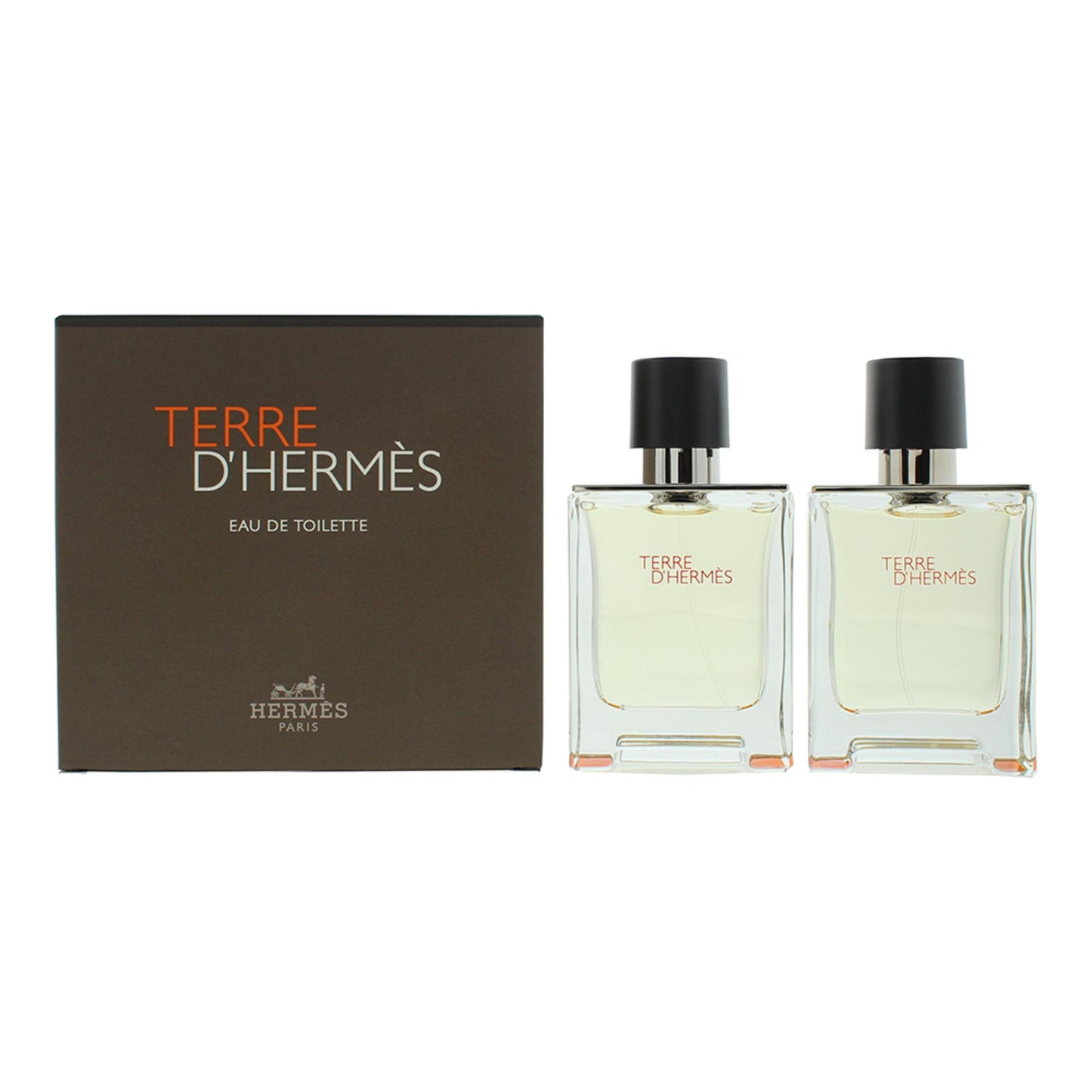 Set Duo, Hermes, Terre d'Hermes, Apa de toaleta, Barbati, 2 pcs, 50 ml