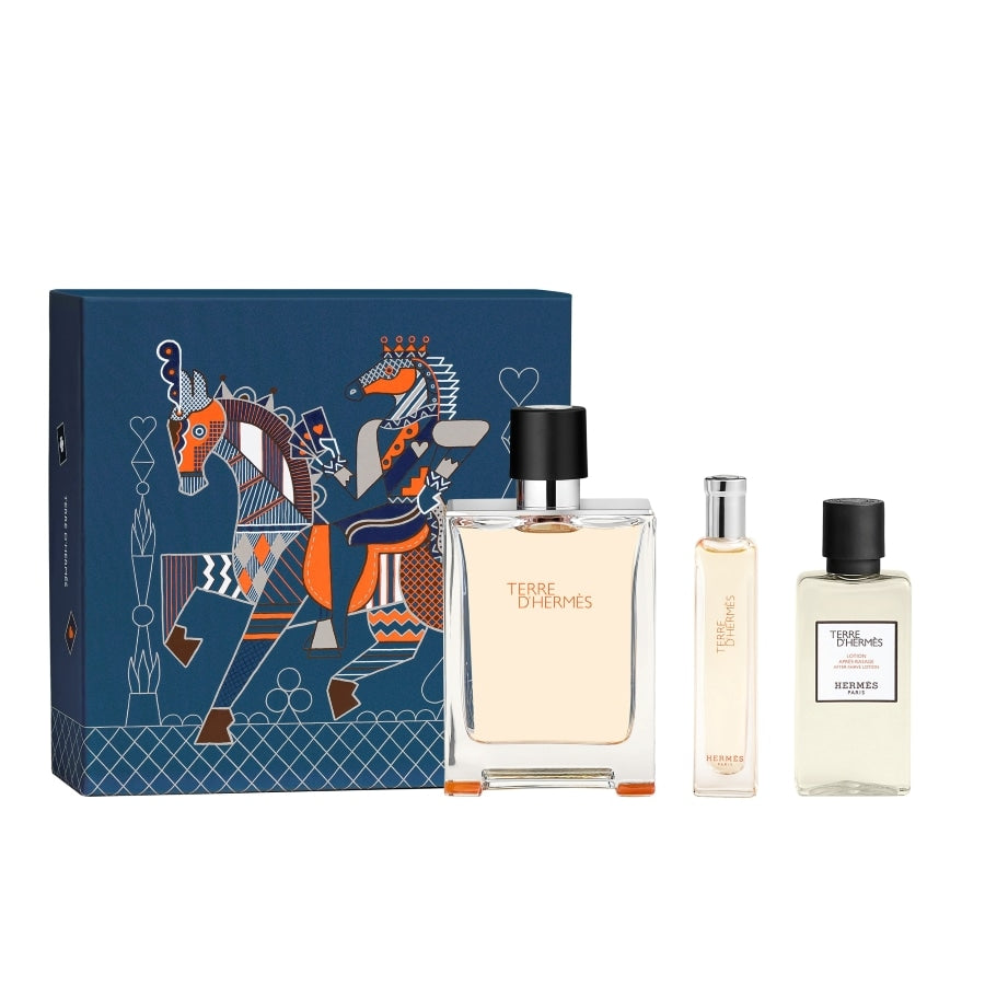 Set Hermes Terre d'Hermes Apa de toaleta 100ml + Apa de toaleta 15ml + After Shave Lotion 40ml