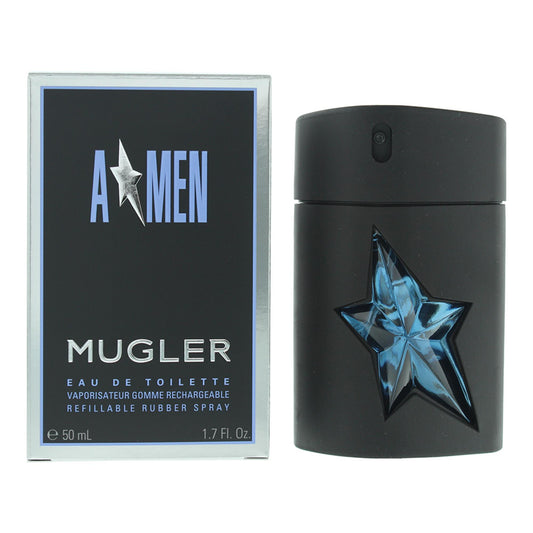Thierry Mugler, A Men, Eau De Toilette, Barbati, Refillable, 50 ml