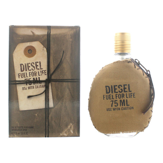 Diesel, Fuel for Life, Apa de toaleta, Barbati, 75 ml