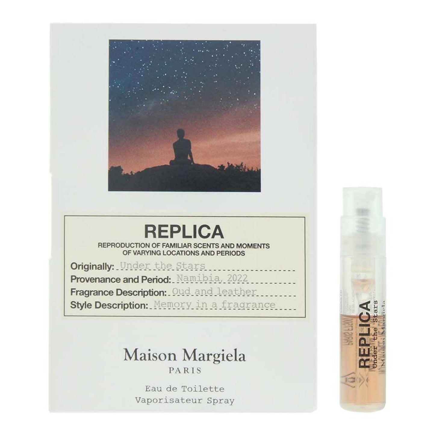 Maison Margiela, Replica Under The Stars, Apă de toaletă, Unisex, 1.2 ml Flacon