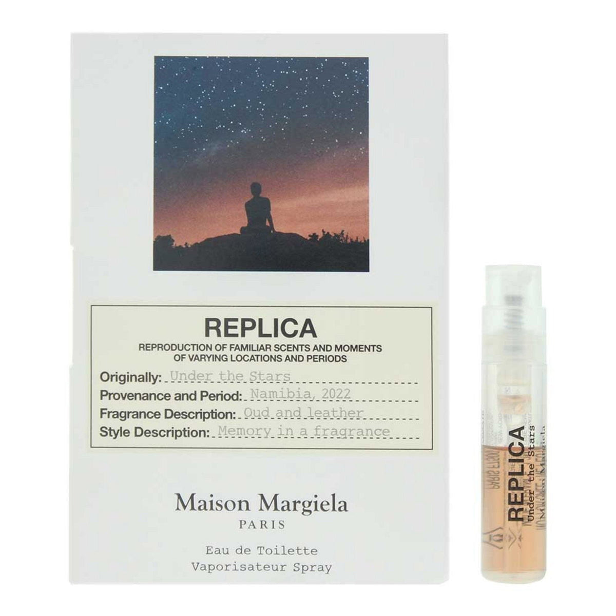 Maison Margiela, Replica Under The Stars, Apă de toaletă, Unisex, 1.2 ml Flacon