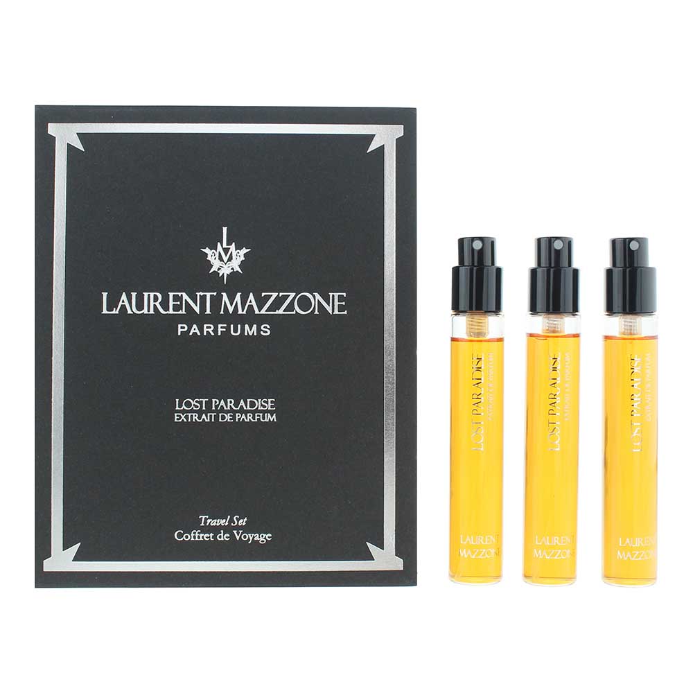 Set Trio, Laurent Mazzone, Lost Paradise, Extract de parfum, Unisex, 3 pcs, 15 ml