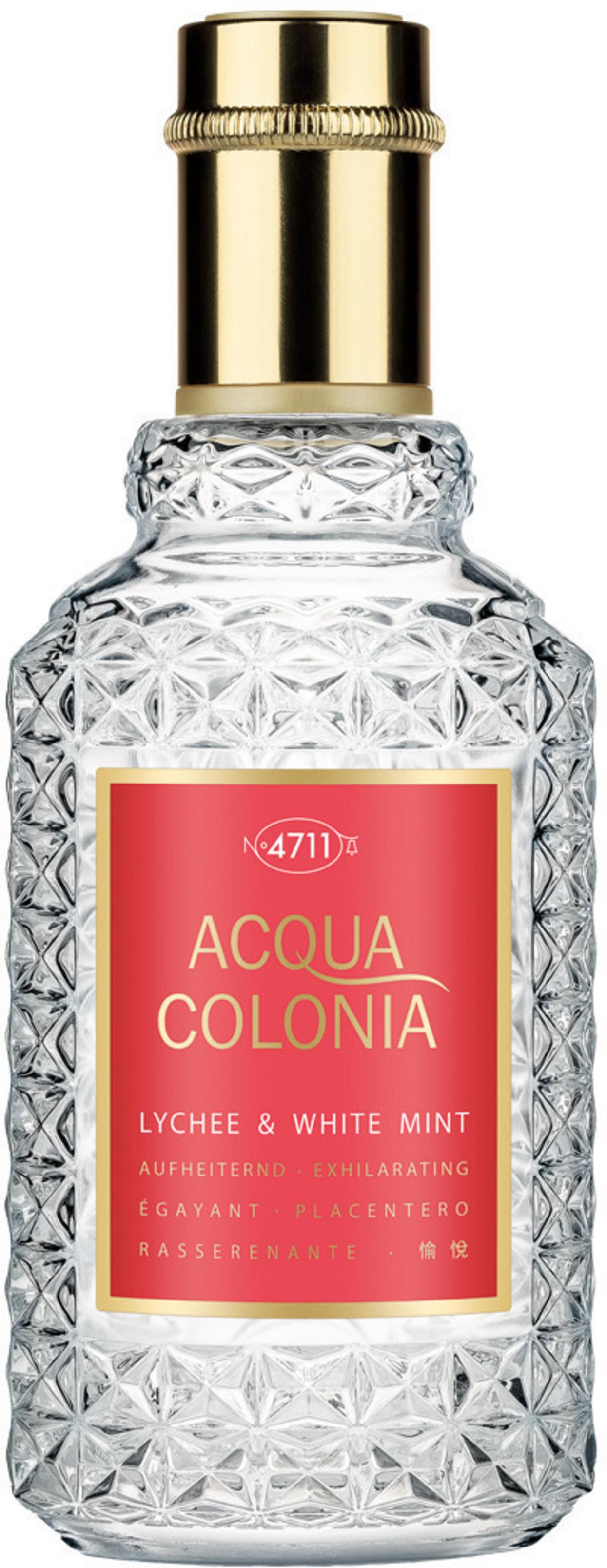 4711, Acqua Colonia Lychee & White Mint, Apa de colonie, Unisex, 50 ml