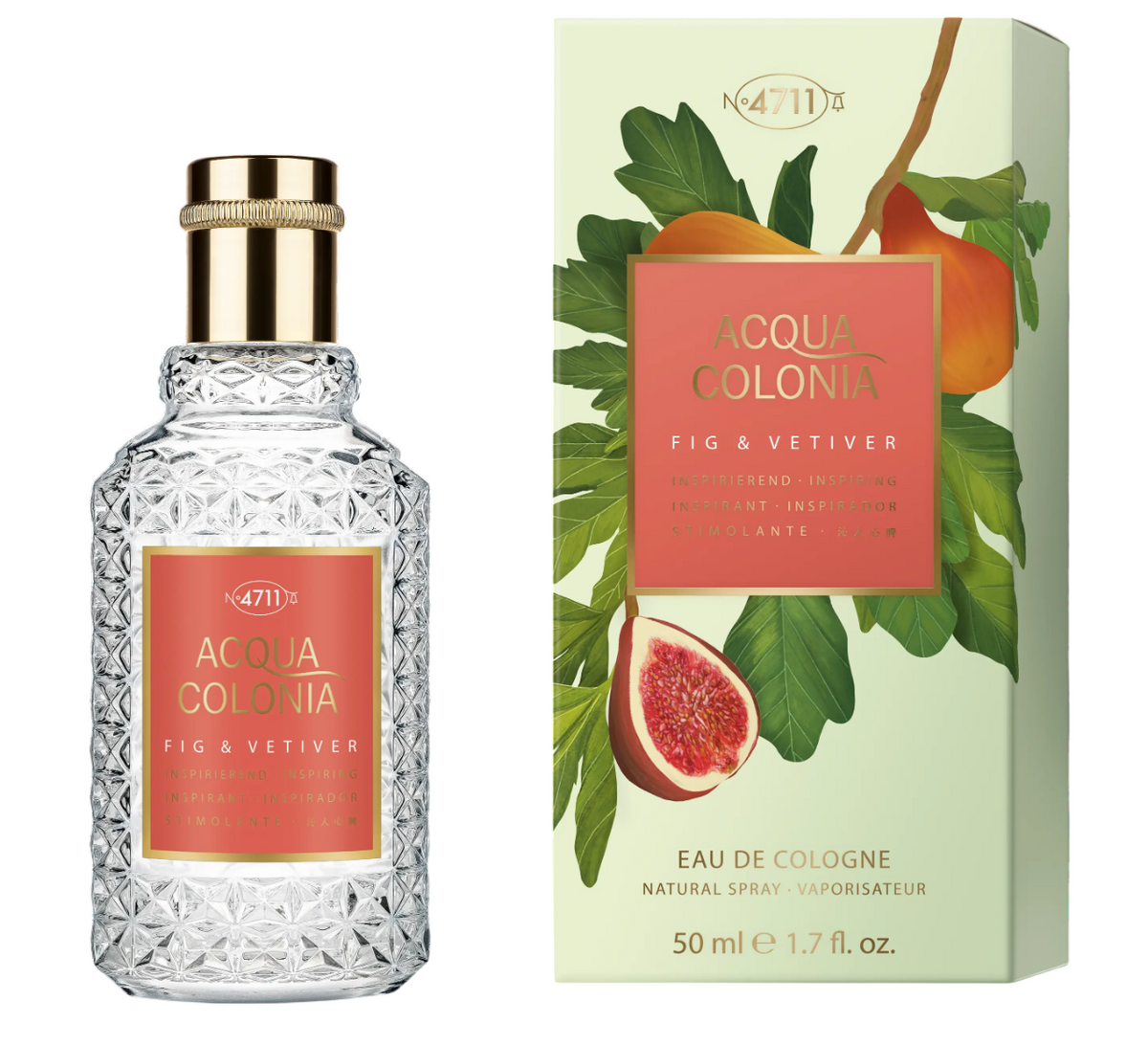 4711, Acqua Colonia Fig & Vetiver, Apă de Colonie, Unisex, 50 ml