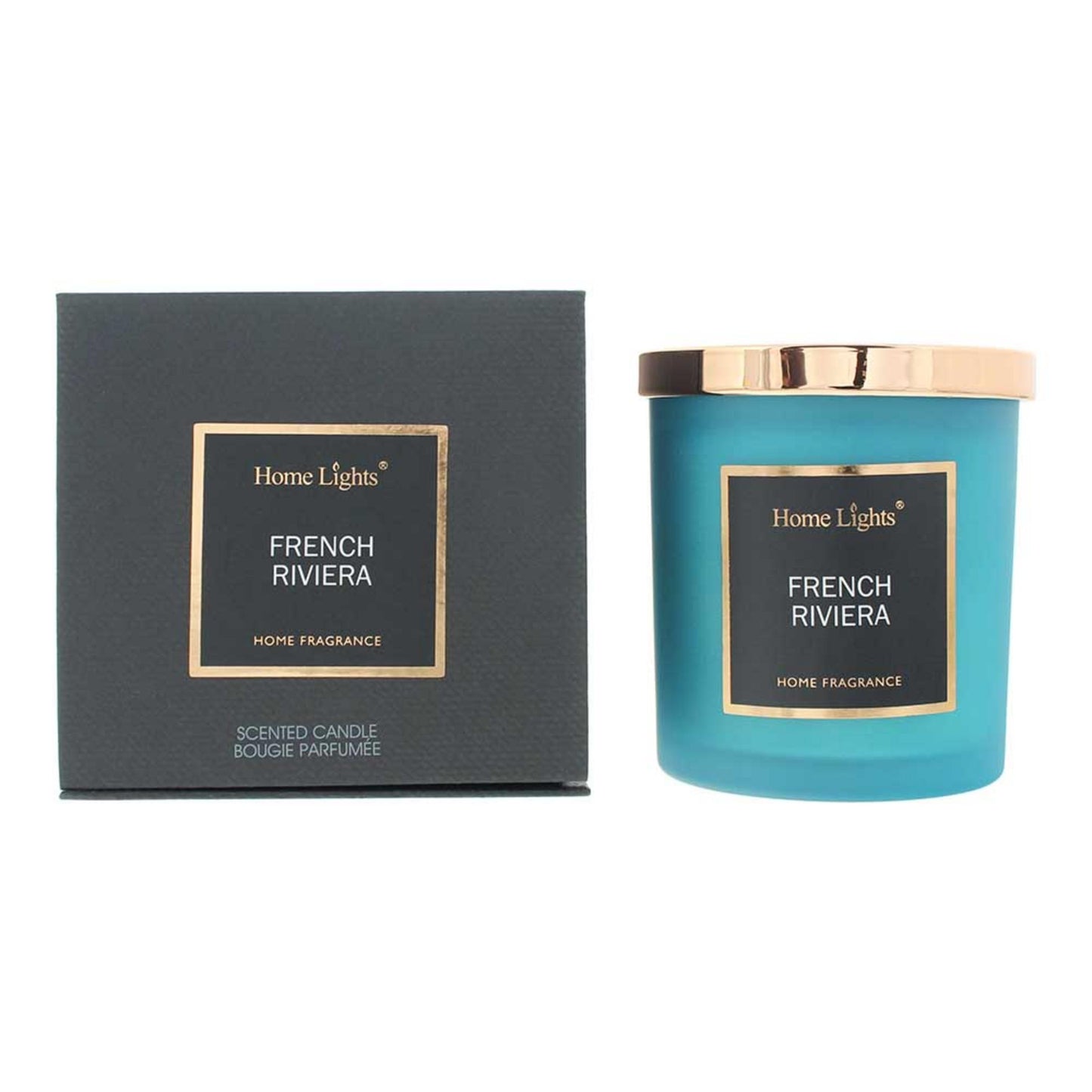 Home Lights, French Riviera, Lumânare parfumată, 215 g