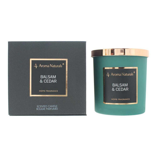 Aroma Naturals, Balsam & Cedar, Lumânare parfumată, 215 g