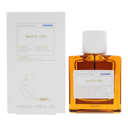 Korres, White Tea, Apă de toaletă, Unisex, 50 ml