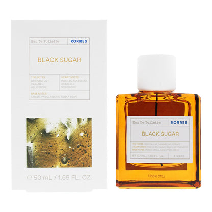 Korres, Black Sugar, Apă de toaletă, Unisex, 50 ml