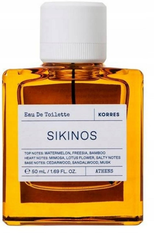 Korres, Sikinos, Apa de toaleta, Unisex, 50 ml