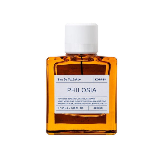 Korres, Philosia, Apa de toaleta, Unisex, 50 ml