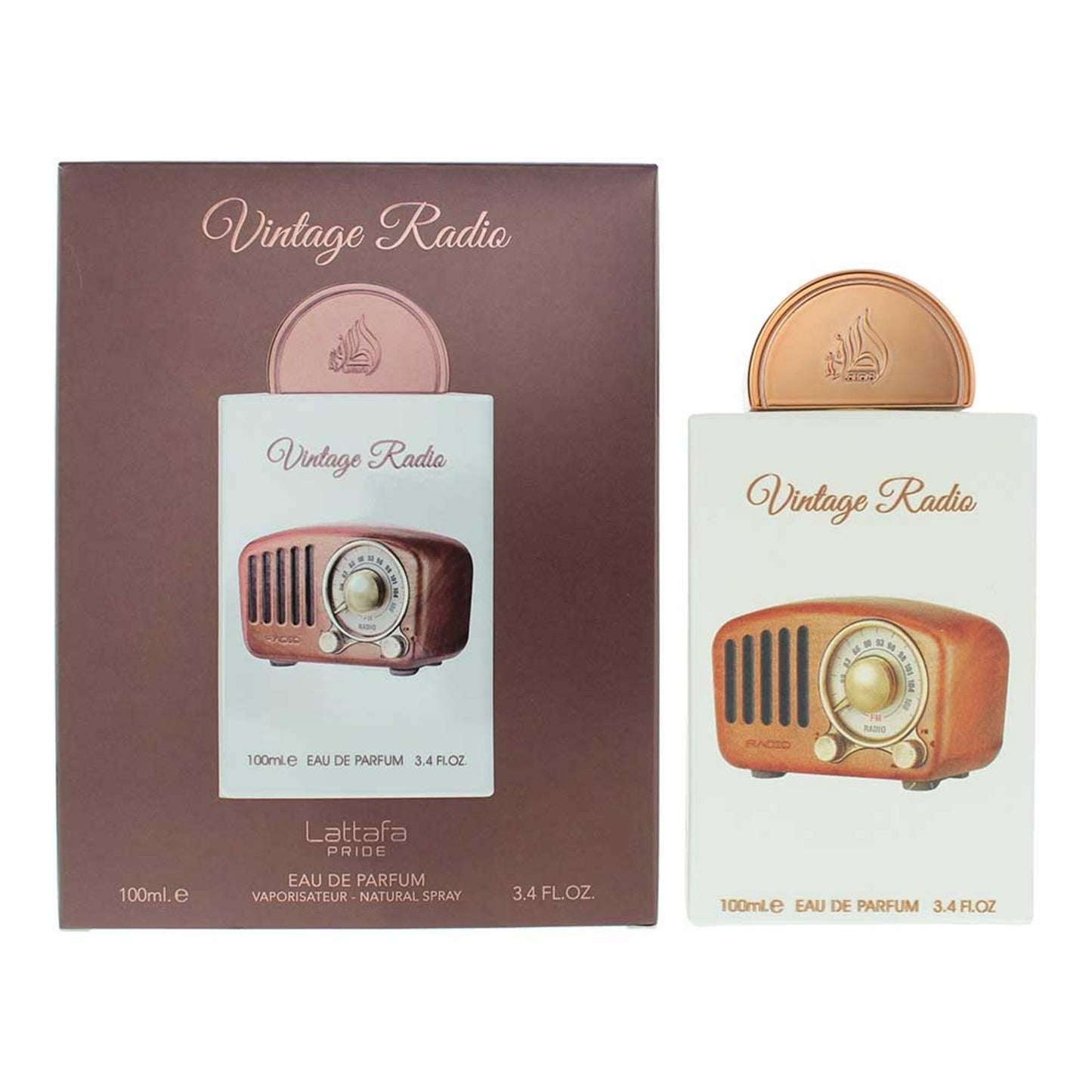 Lattafa, Vintage Radio, Apa de parfum, Unisex, 100 ml