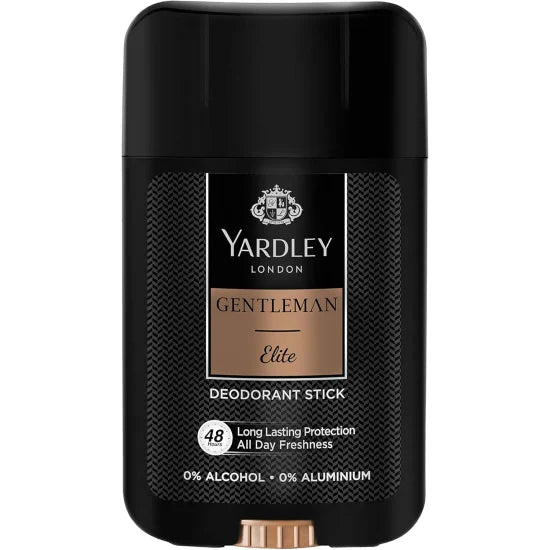 Yardley, Gentleman Elite, Deodorant stick, Pentru bărbați, 50 ml