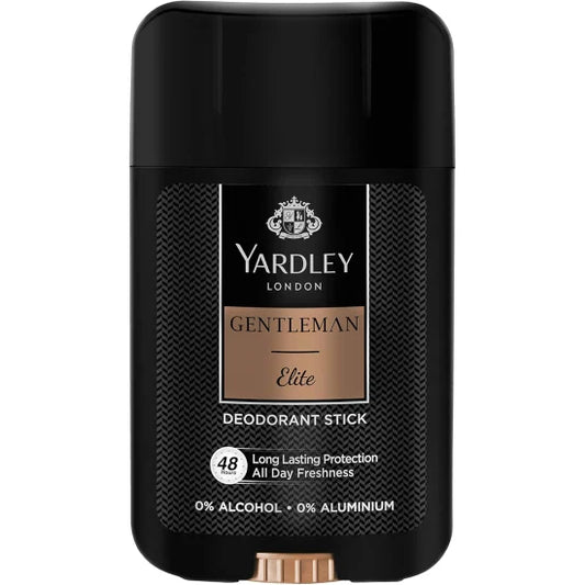 Yardley, Gentleman Elite, Deodorant stick, Pentru bărbați, 50 ml