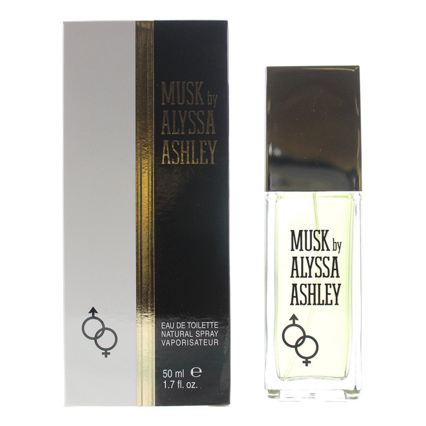 Alyssa Ashley, Musk, Apa de toaleta, Unisex, 50 ml