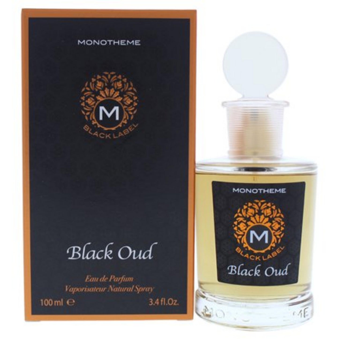 Monotheme, Black Oud, Apa de parfum, Unisex, 100 ml