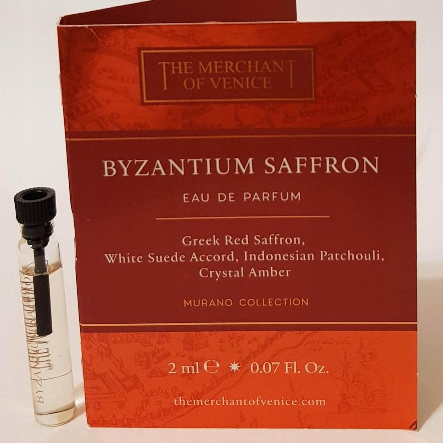 The Merchant Of Venice, Byzantium Saffron, Apă de parfum, Unisex, 2 ml Flacon