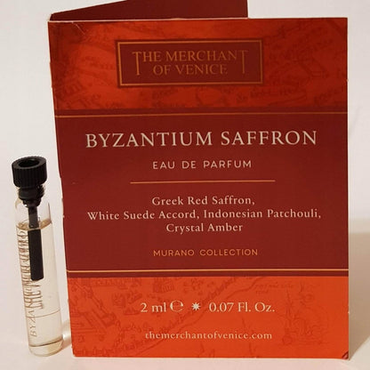 The Merchant Of Venice, Byzantium Saffron, Apă de parfum, Unisex, 2 ml Flacon