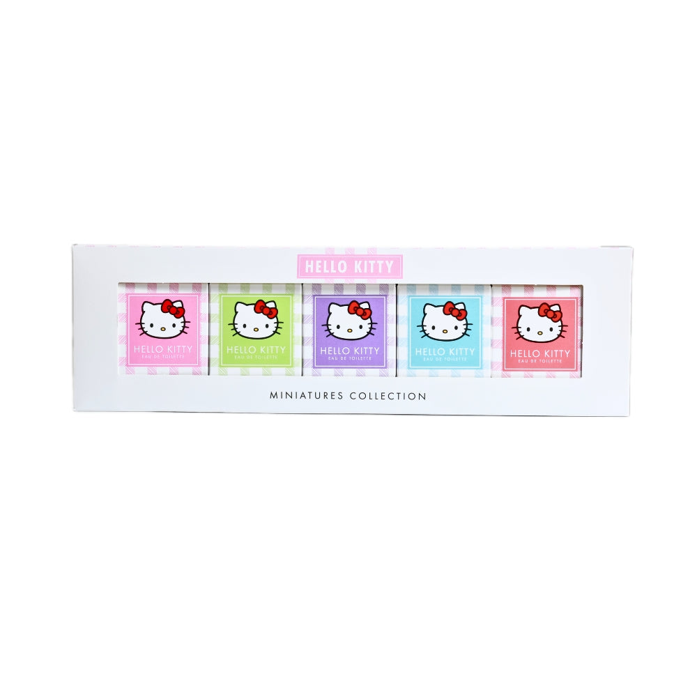 Set Hello Kitty: Iconic Vichy Bleu, Apa de toaleta, For Girls, 5 ml *Miniature + Iconic Vichy Vert, Apa de parfum, For Girls, 5 ml *Miniature + Iconic Vichy Rouge, Apa de toaleta, For Girls, 5 ml *Miniature + Iconic Vichy Rose, Apa de toaleta, For G...