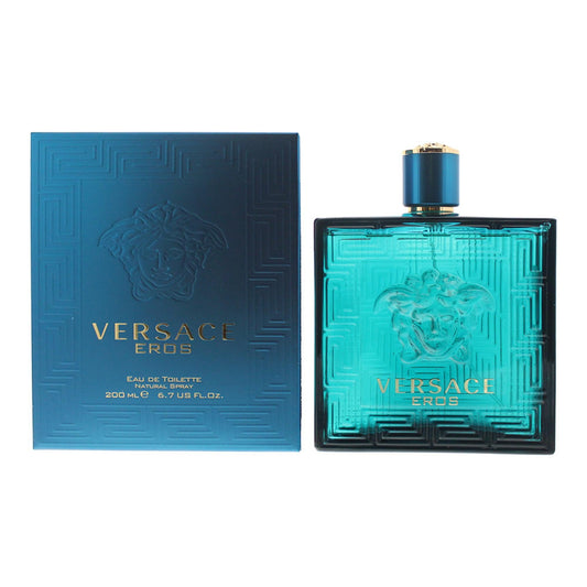 Versace, Eros, Apa de toaleta, Pentru bărbați, 200 ml