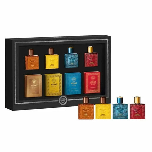 Versace Miniature Collection Pour Homme Apa de parfum 4x5ml Set 4 Barbati