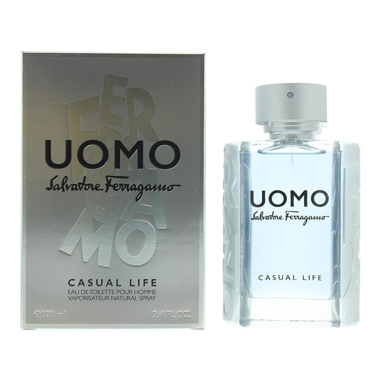 Salvatore Ferragamo, Uomo Casual Life, Apa de toaleta, Pentru bărbați, 100 ml