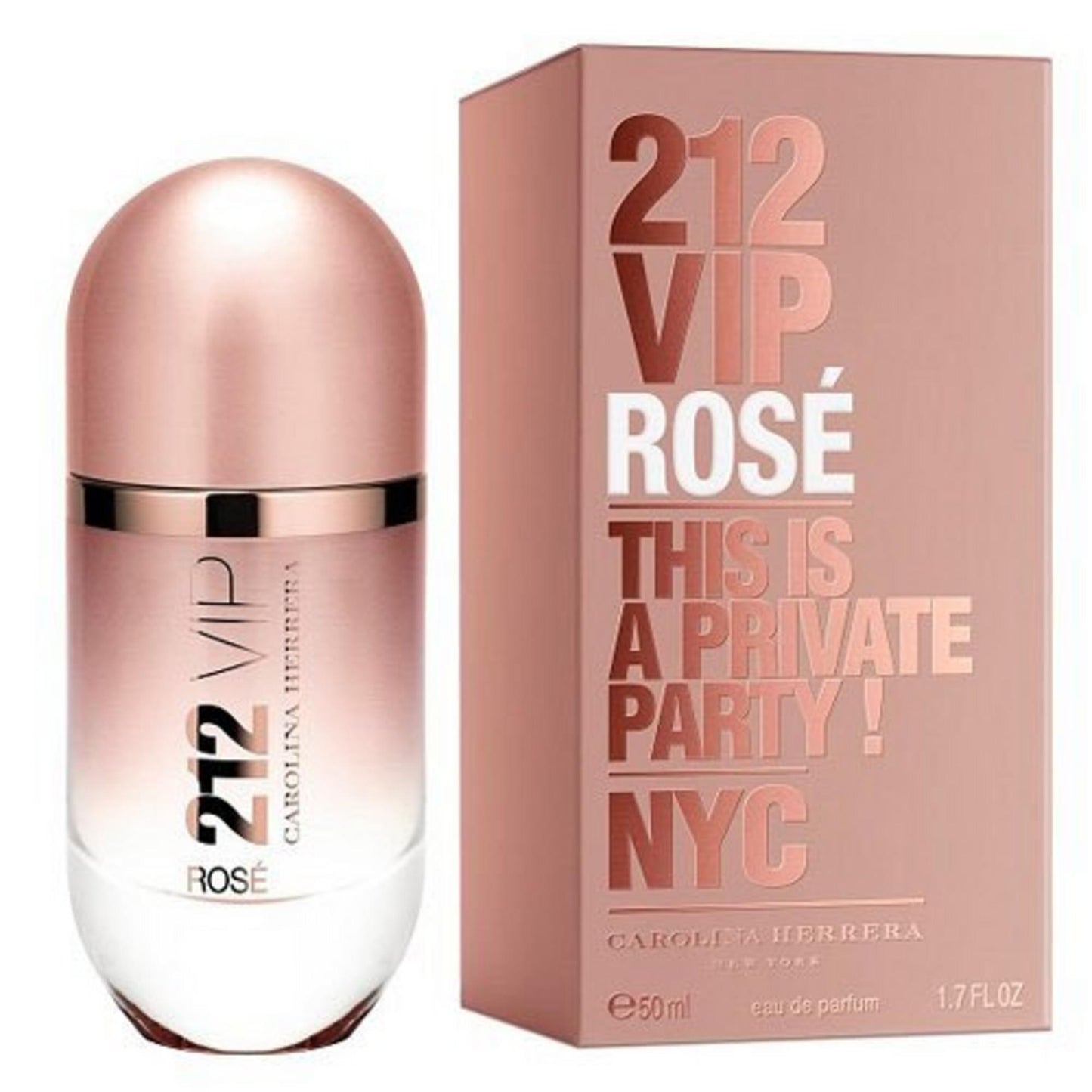 Carolina Herrera, 212 VIP Rose, Eau De Parfum, For Femei, 50 ml