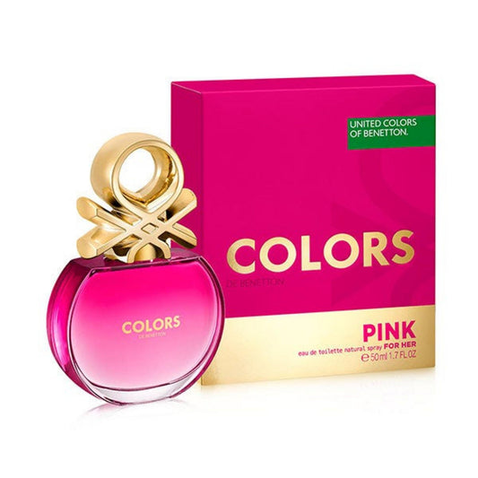Benetton, Colors Pink, Apă de toaletă, Pentru femei, 50 ml