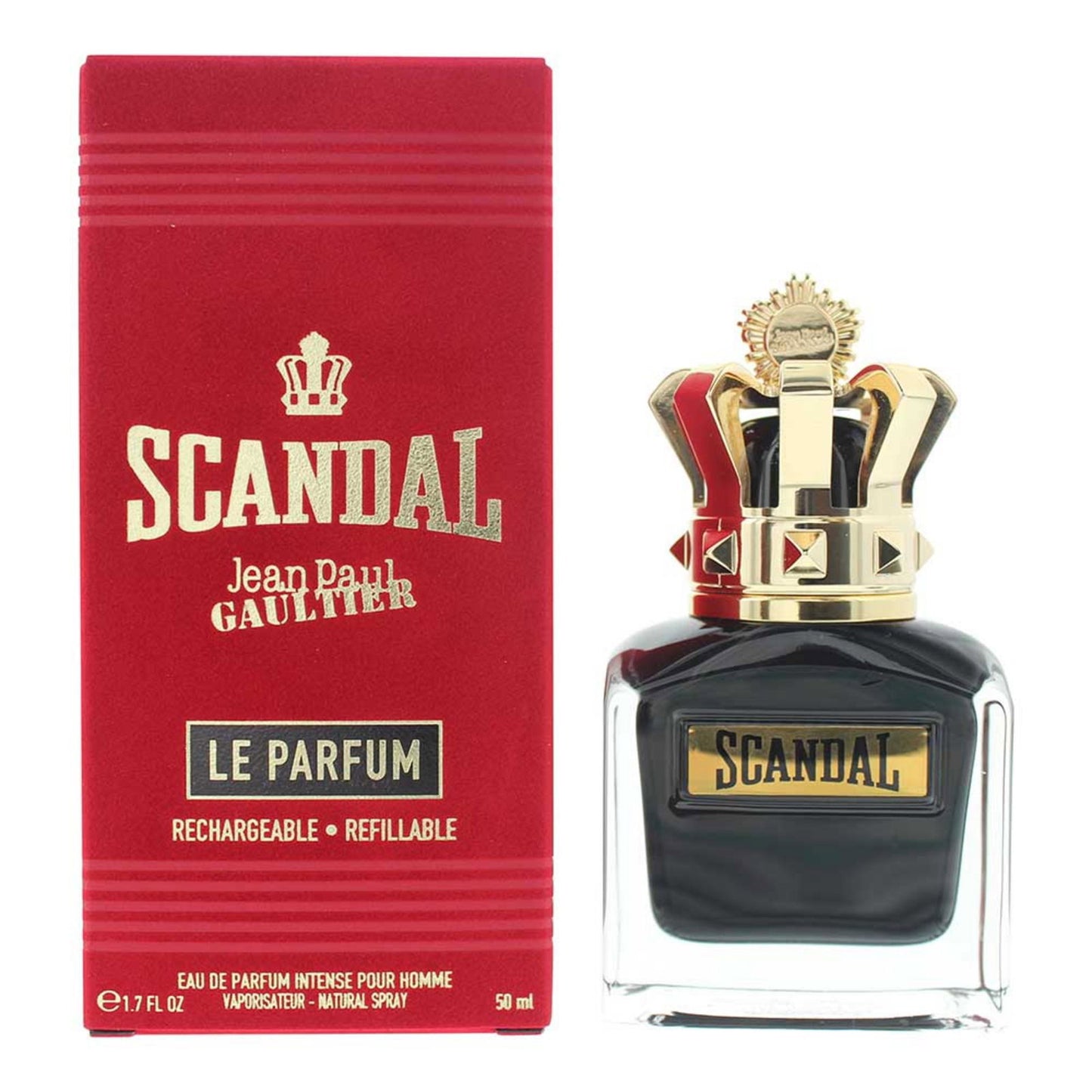 Jean Paul Gaultier, Scandal Le Parfum, Apă de parfum, Pentru bărbați, Reincărcabilă, 50 ml