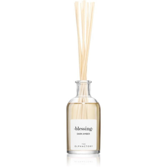 The Olphactory, Blessing Dark Amber, Bețișoare parfumate, Difuzor de aromă cu bețișoare, 100 ml