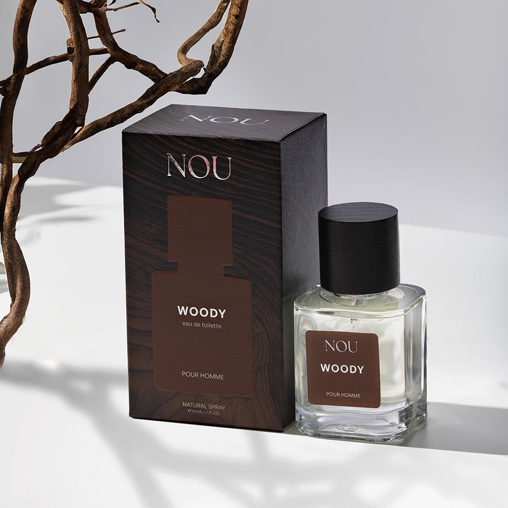 Woody Apa de toaleta 50ml - Parfum Masculin Lemnos | NOU – parfumedu