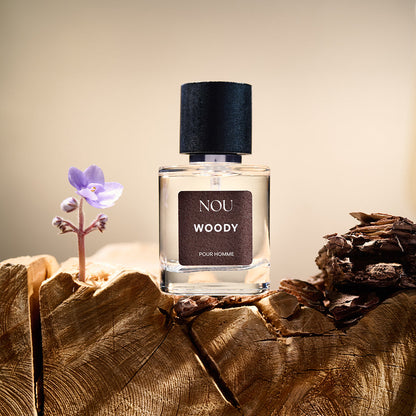 Apa de toaleta, NOU Woody, 50ml Barbati