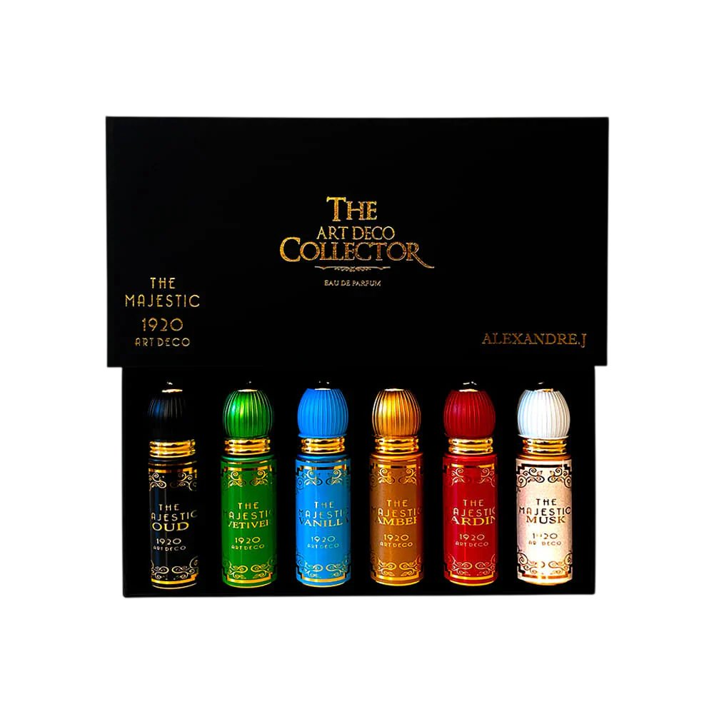 Set, Alexandre.J, The Majestic Collection, Apa de parfum, Unisex, 6 pcs, 8 ml
