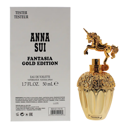 Anna Sui, Fantasia Gold Edition, Apa de toaleta, Femei, 50 ml *Tester
