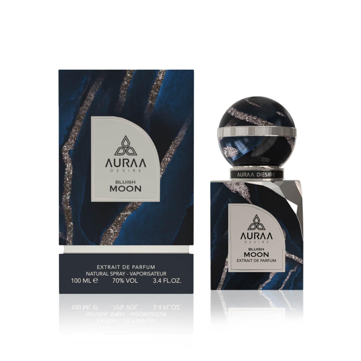 Auraa Desire, Bluish Moon, Extract de parfum, Pentru bărbați, 100 ml