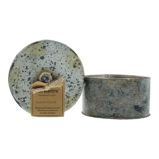 Bali Mantra, Victorian Tin Round French Vanilla, Lumânare parfumată, 280 g