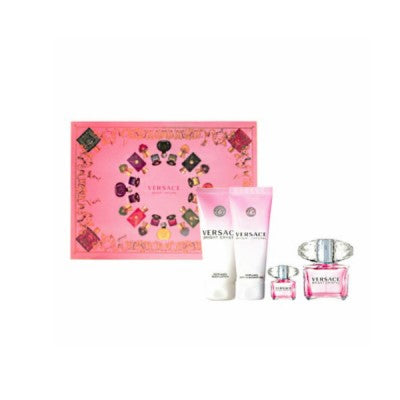 Versace Bright Crystal Eau de Toilette 90ml + Shower Gel 100ml +  Body Lotion 100ml + Eau de Toilette 5ml