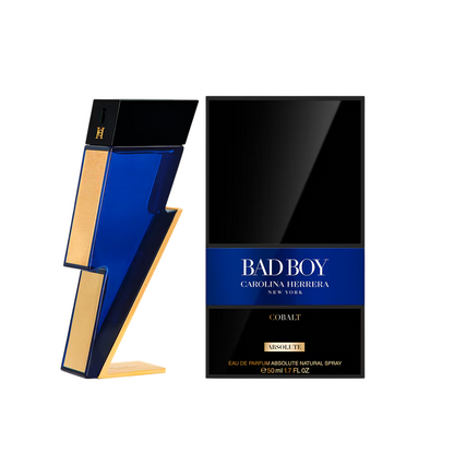Carolina Herrera, Bad Boy Cobalt Absolute, Apa de parfum, Barbati, 50 ml